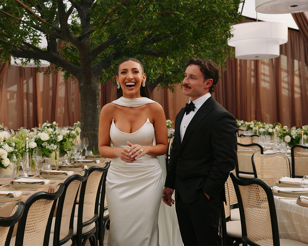 Steve and Alessandra at their luxurious Aga Khan Museum wedding reception