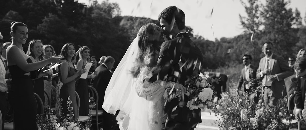 Emma and Mark at their Evergreen Brick Works wedding in Toronto