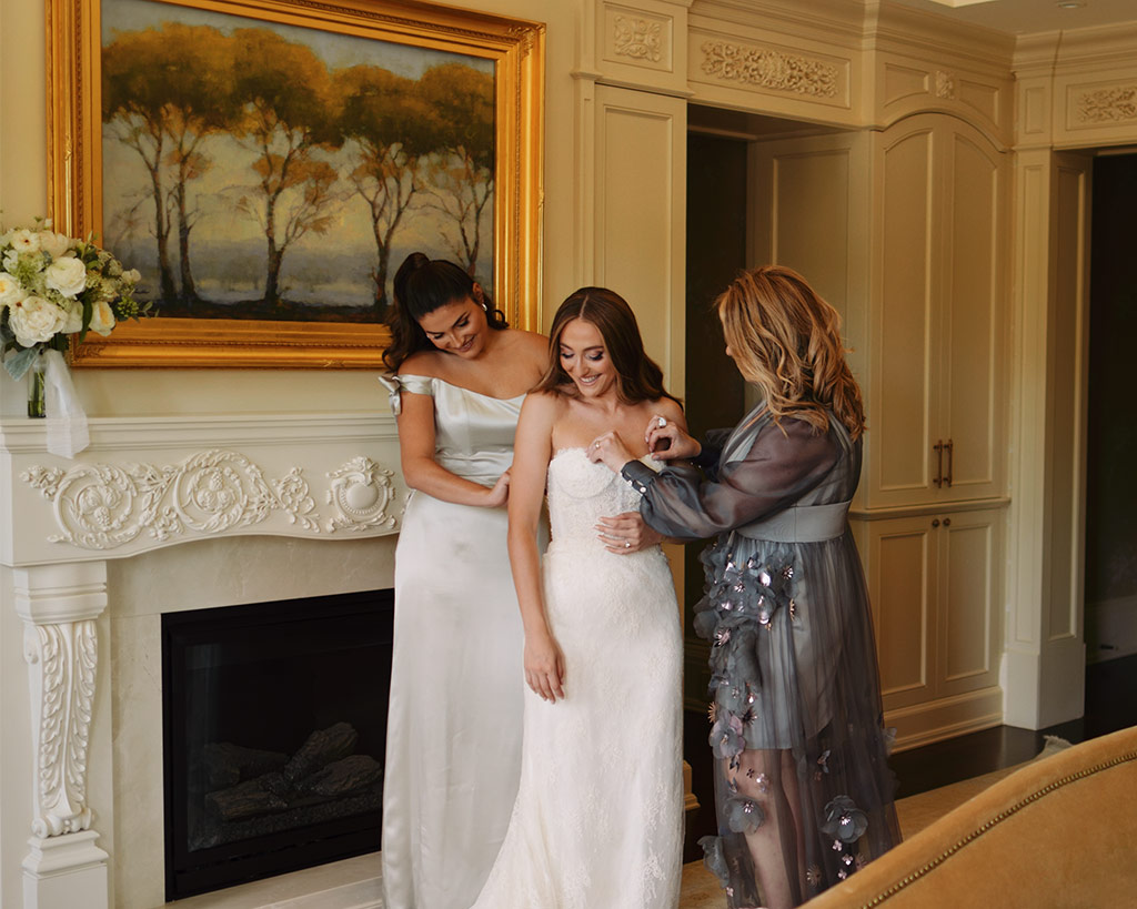 Emma and Mark at their Toronto Evergreen Brickworks wedding