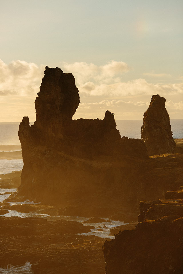 Iceland Coastal Cliffs